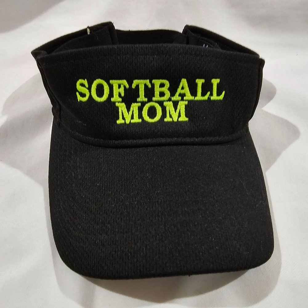 Softball Mom Sun Visor Cap